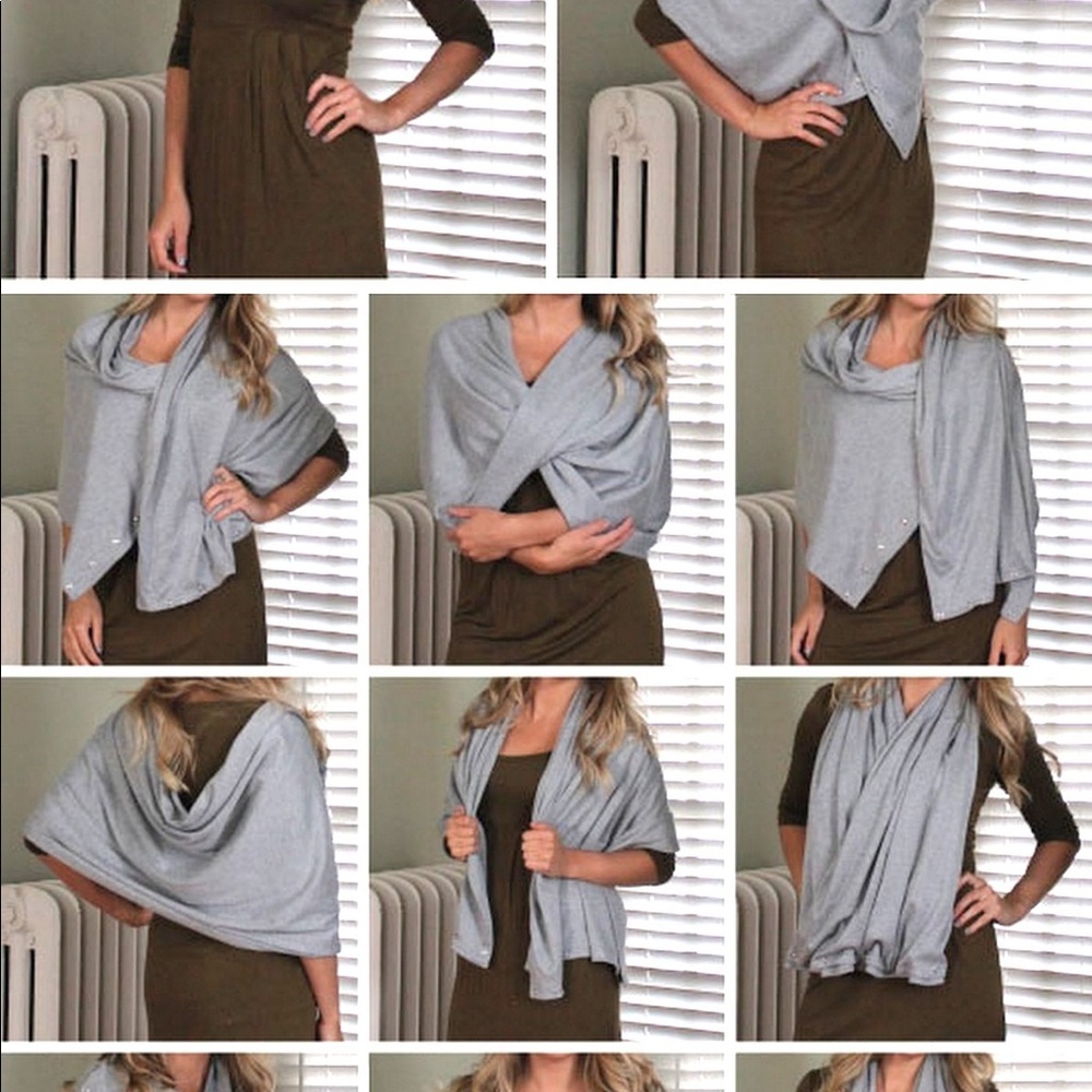LULULEMON Vinyasa Scarf Heathered Grey